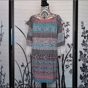 Westloop Lace Sleeve Tunic